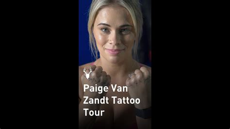 paige vanzant tattoos|Paige VanZant Tattoo Tour with Austin Vanderford